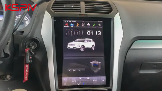 tesla style screen Ford Explorer 2011-2015