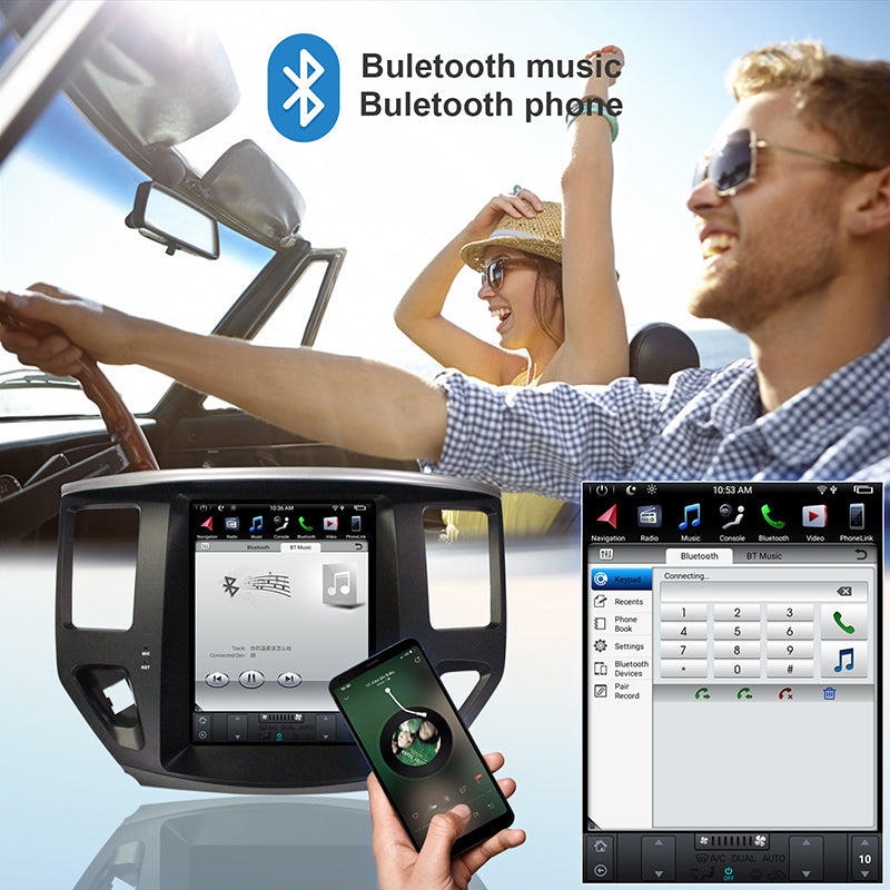 KSPIV 10.4 Inch Touch Screen android Car Multimedia Player for NISSAN Pathfinder 2013-Head Unit Stereo Radio DSP Carplay Android Auto