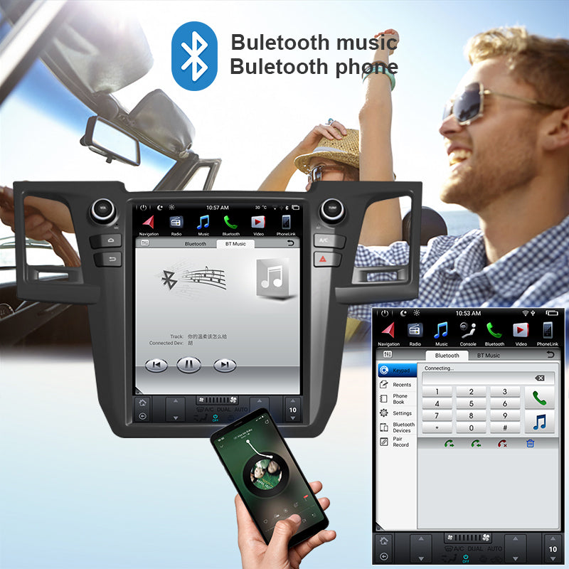 KSPIV Car Tesla Style Radio For TOYOTA Fortuner 2004-2015 AUTO A/C GPS Navigation Stereo Multimedia Player