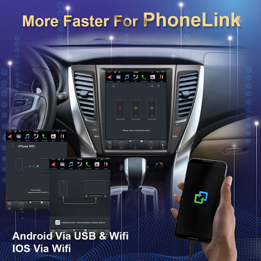 KSPIV 12.1 Inch IPS screen Android Radio for MITSUBISHI PAJERO Sport/L200 2016- Four drive version Car Multimedia Player