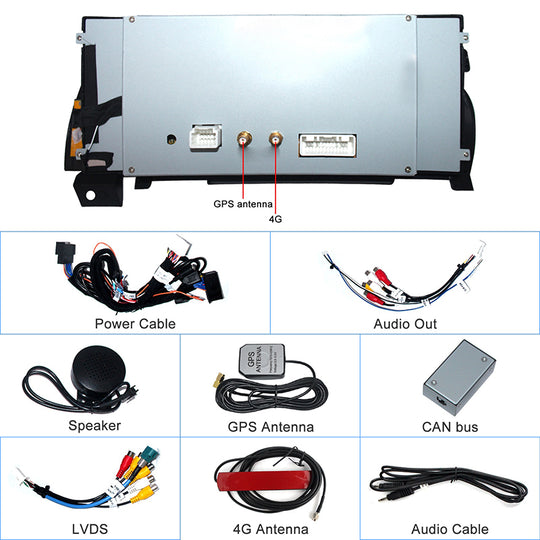 Android10 Bluetooth Car Stereo Radio for Mercedes-Benz S Class W221 2005-2013 Multimedia Player IPS GPS Navigation Carplay&Audio