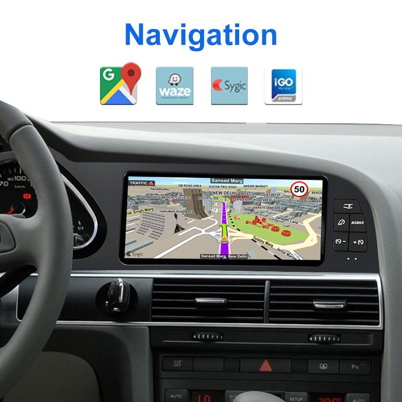 8.8'' Original Style Car Radio For AUDI A6L 2005-2011LHD Navigation GPS Multimedia Stereo Player 64GB Bluetooth WIFI Carplay