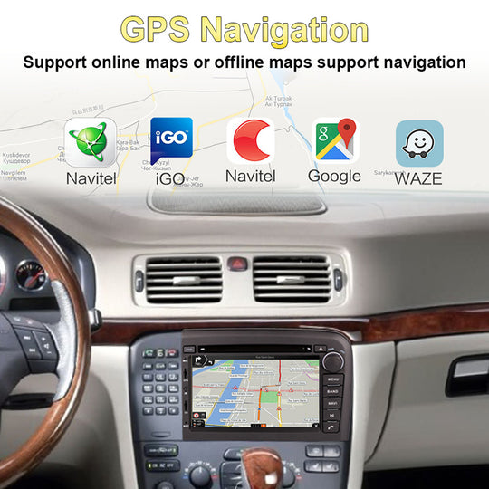 KSPIV 4G WIFI For VOLVO S80 1998-2006 Car Radio Multimedia Video Player Navigation GPS Auto Carplay 2 din Android 10 DVD