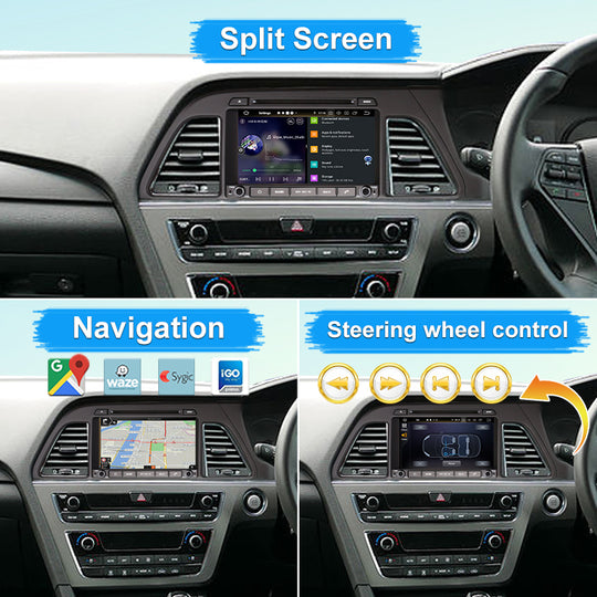 Android 10 Car Radio DVD For Hyundai Sonata LF RHD 2015- Player Multimedia Stereo GPS Autoradio Navigation Vertical Screen Carplay Voice