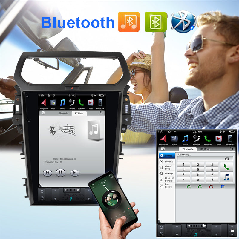 KSPIV | 12.1 Inch | Ford Explorer | 2011-2019 | Android 13 | Tesla Style Car Stereo